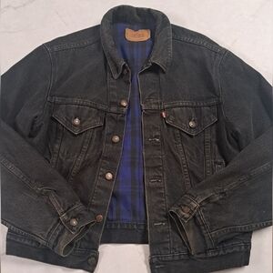 Men's Levi Flannel Lined Trucker Jacket L